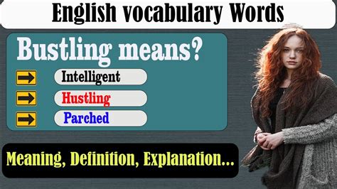 what does bustling mean